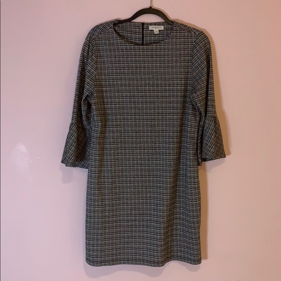 Black and white work shift dress size L - Picture 1 of 4